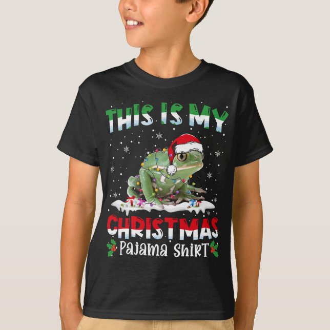 T-shirt C'Est Mon Pajama Cute Frog Animaux (Devant)