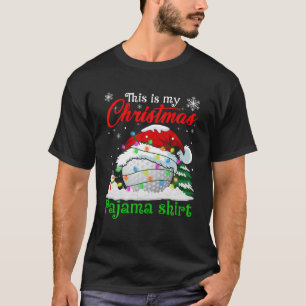 T-shirt C'Est Mon Pajama De Noël Feu Le Bal De Golf