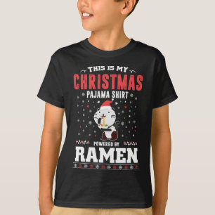 T-shirt C'Est Mon Pajama De Noël Tennis De Santa Hat Neige