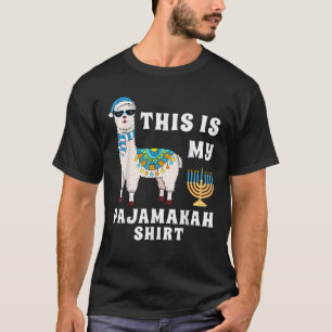 T-shirt C'est mon Pajamakah drôle Lama Hanukkah Pyjama G