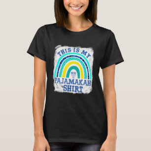 T-shirt C'Est Mon Pajamakah Rainbow Leopard Chanukah