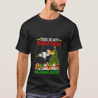 T-shirt C'Est Mon Pajamas D'Arbre De Noël Pelican Bird Chr