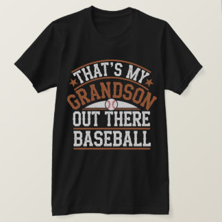T-shirt C'est mon petit-fils au baseball Grand-mère T-shir