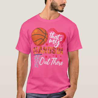 T-shirt Cest Mon Petit-Fils Dehors Basket Grand-Mère Mère