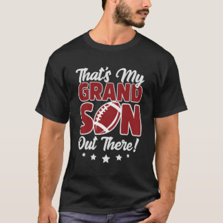 T-shirt C'Est Mon Petit-Fils Là-Bas, Grand-Père De Footbal