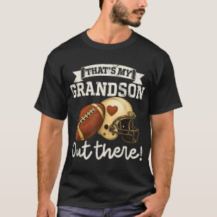 T-shirt C'Est Mon Petit-Fils Là-Bas, Grand-Père Du Footbal