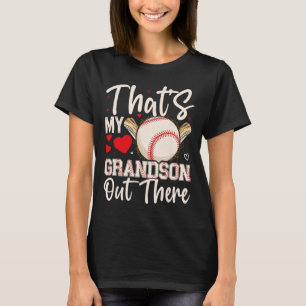 T-shirt C'est mon petit-fils là-bas, le papeball, le papet
