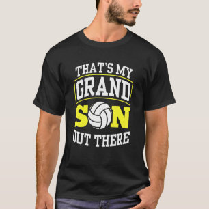T-shirt C'est mon petit-fils là-bas Volleyball Athlete Fi