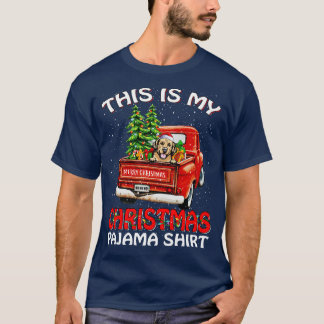 T-shirt C'Est Mon Pijama De Noël Chemise D'Or Rétritrice