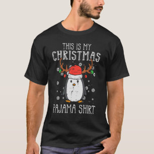 T-shirt C'Est Mon Pingouin De Noël Les Hommes Femmes Enfan