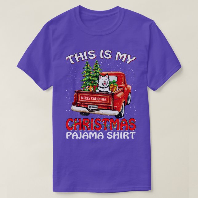 T-shirt C'Est Mon Portable Finlandais De Pyjama De Noël (Design devant)