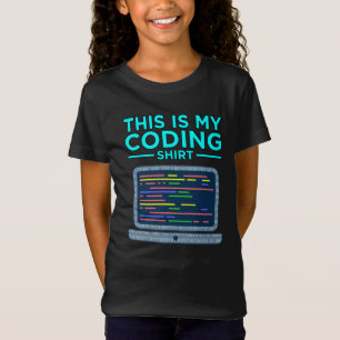 T-Shirt C'Est Mon Programmeur De Programmation Informatiqu
