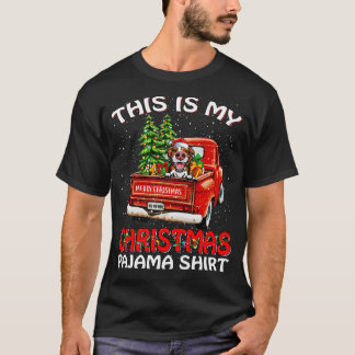 T-shirt C'Est Mon Pyjama Chemise De Noël Bordure Collie Tr