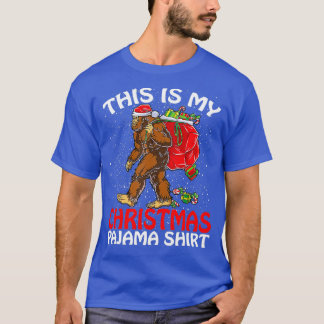 T-shirt C'Est Mon Pyjama De Noël Bigfoot Noël 1