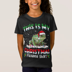 T-Shirt C'Est Mon Pyjama De Noël Chemise Cute Frog Animal