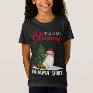 T-Shirt C'Est Mon Pyjama De Noël Chien De Noël Japonais