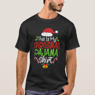 T-shirt C'Est Mon Pyjama De Noël Drôle Famille De Noël