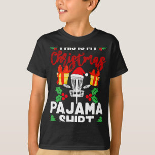 T-shirt C'est mon pyjama de Noël pour amateur de sport de