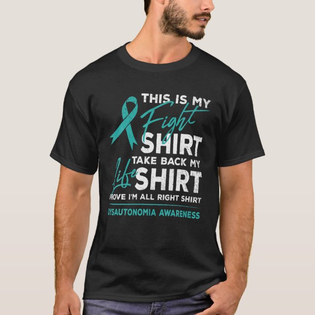 T-shirt C'Est Mon Ribb De Lutte Dysautonomia Dysautonomia (Devant)