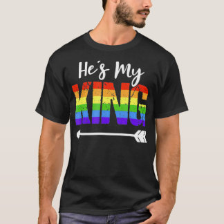 T-shirt C'est mon Roi qui correspond à la tenue d'un coupl