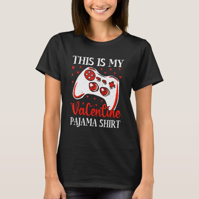 T-shirt C'Est Mon Saint Valentin Funny Valentineu2019s Jeu (Devant)