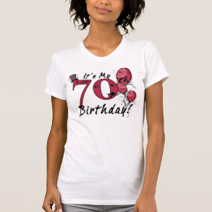 T-shirt C'est mon tee de fête de 70e anniversaire