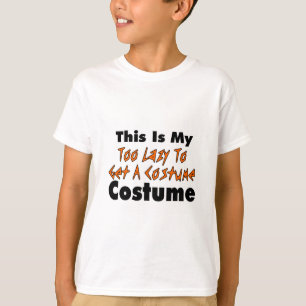 T-shirt C'est mon trop paresseux pour obtenir un costume