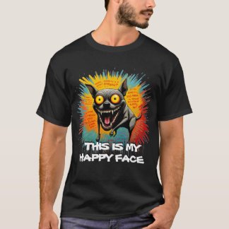 T-shirt C'est mon visage heureux
