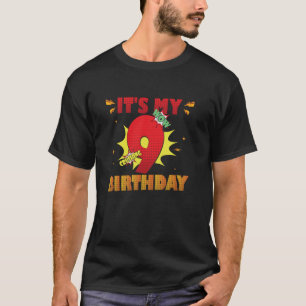 T-shirt C'est My 9th Birthday Comic 9 Year old Birthday
