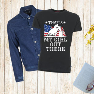T-shirt C'est My Girl Barrel Racing Papa Maman Parent