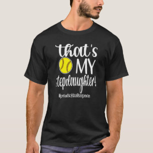 T-shirt C'est My Stepgirl Proud Softball StepMom