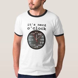T-shirt C'est Nerd O'Clock Chemise drôle humour d'horloge