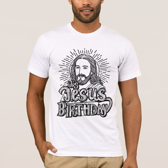 T-shirt C'est Noël de Jésus (Devant)