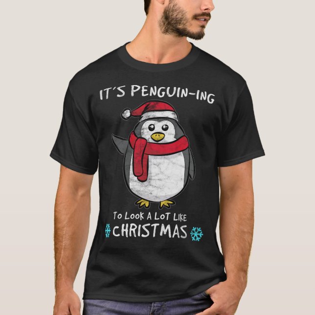 T-shirt C'est Noël de Pingouin-ing (Devant)