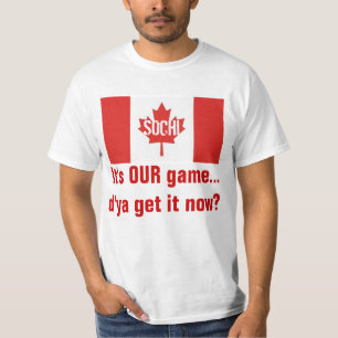 T-shirt C'est NOTRE jeu-hockey canadien