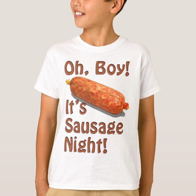 T-shirt C'est nuit de saucisse ! (Devant)