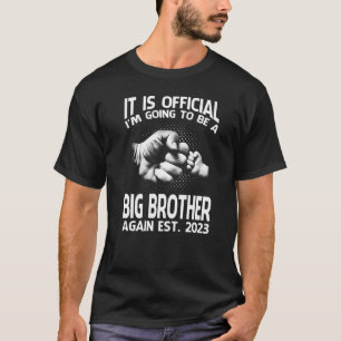 T-shirt C'est officiel, je serai de nouveau un grand frère