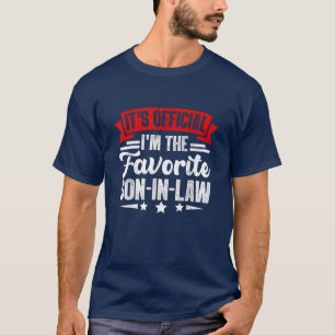 T-shirt C'est officiel Je suis le Fils Préféré de la Loi