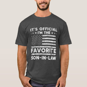T-shirt C'est officiel Je suis le gendre favori
