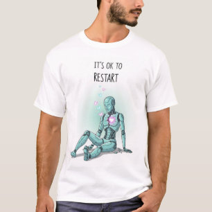 T-shirt C'est OK de Redémarrer Cyber Aesthetic Homme t-shi
