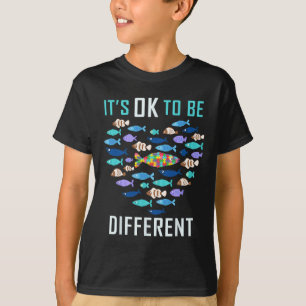 T-shirt C'est OK d'être différent Sensibilisation sur l'au