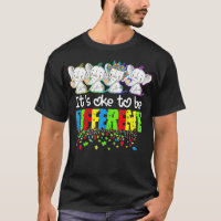 C'est OK d'être un autre Puzzle Elephant Autism Aw