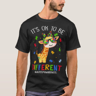 T-shirt C'est Ok Pour Être Différent Autism Awareness Ador