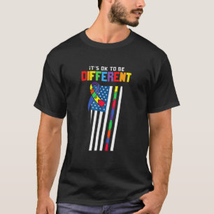T-shirt C'est Ok Pour Être Différent Autism Awareness Amer