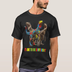 T-shirt C'est Ok Pour Être Différent Autism Awareness Rex