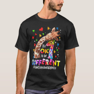 T-shirt C'est Ok Pour Être Différent Autisme Sensibilisati
