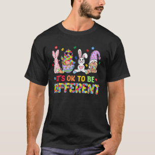 T-shirt C'est Ok Pour Être Différent Lapin De Pâques Poule