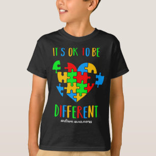 T-shirt C'est Ok Pour Être Différent Mois De La Sensibilis