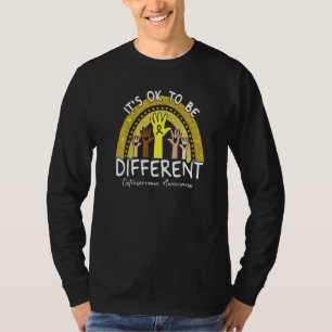 T-shirt C'est Ok Pour Être Différent Ostéosarcome Sensibil