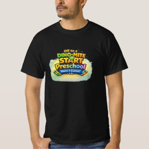 T-shirt C'est parti pour un démarrage Dino-Mite – La mater